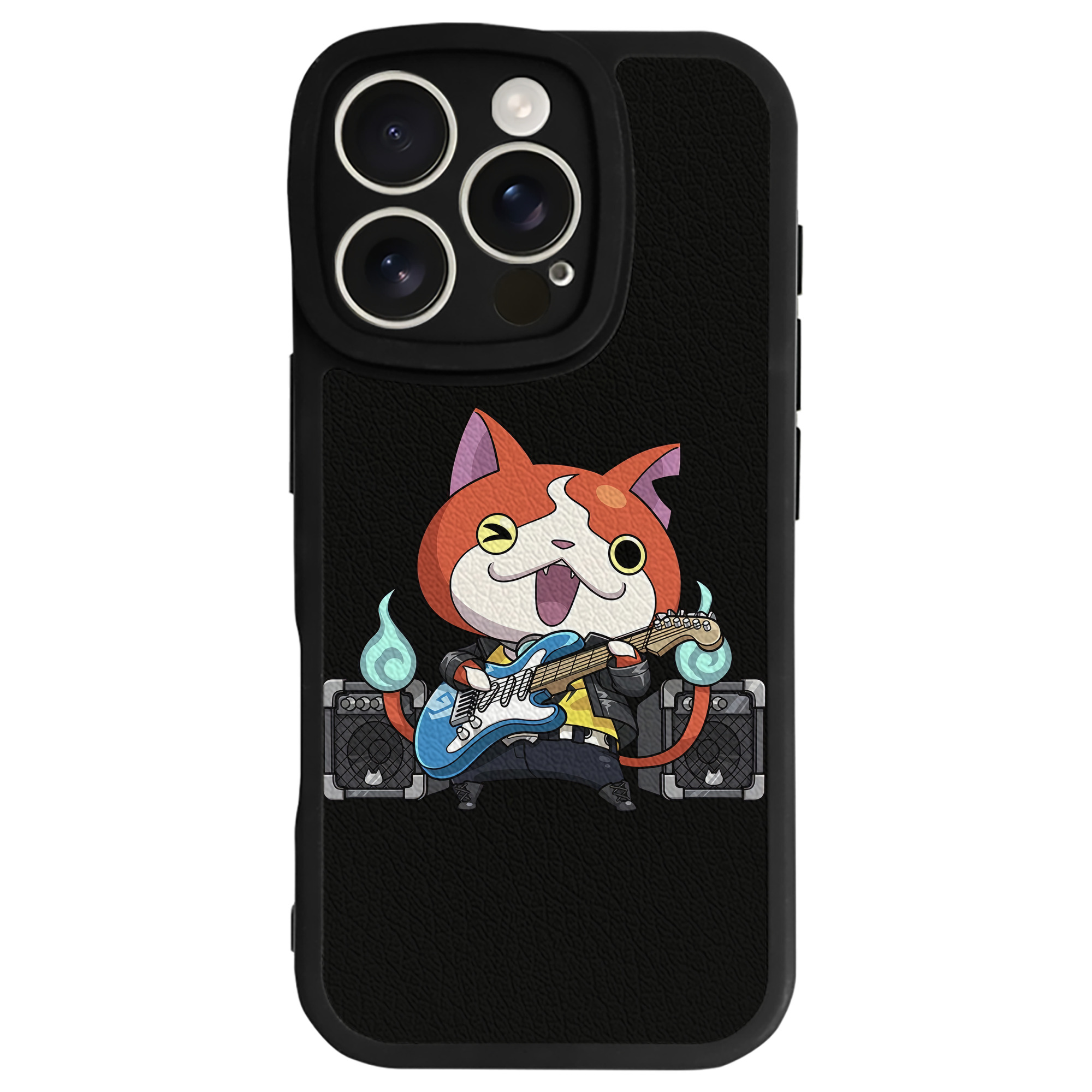 （画像用） 妖怪ウォッチ Yo-kai Watch 【iPhone 16シリーズ対応】シリコンスマホケース（レザー調） 材質：シリコン